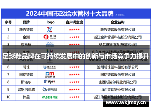 足球鞋品牌在可持续发展中的创新与市场竞争力提升